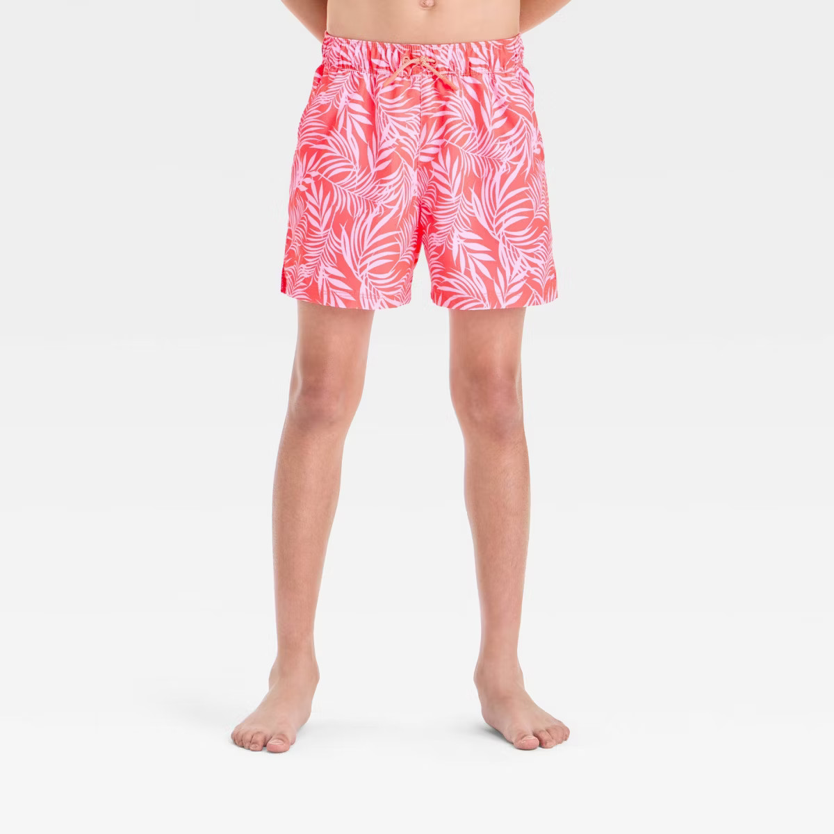 Boys' Palm Leaf Printed Swim Shorts - art class™ | Target