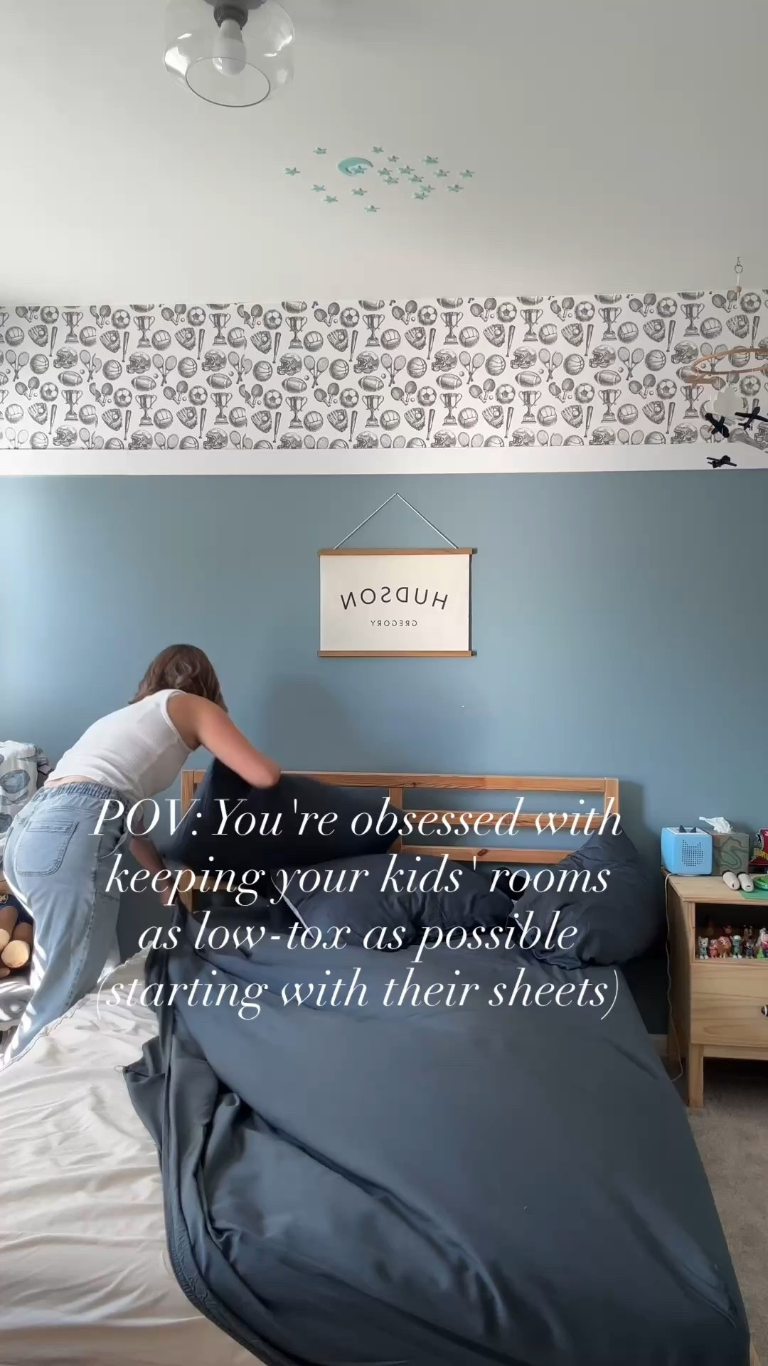 Strip, wash, remake—the Sunday routine, but make it low-tox! 🧺✨

These bamboo sheets are an absolute non-negotiable in our house. Not only are they super breathable and soft for the kids, but keeping our bedrooms free from harsh synthetic treatments and hidden chemicals gives me so much peace of mind while they sleep.

Drop a comment below: what are your go-to non-toxic bedding favorites for your little ones?
— Sam

#LowToxLiving #CleanHome #NontoxicLiving #HealthyHome #CleanLiving #OrganicLiving #LowToxHome #NaturalLiving #HolisticLiving #HealthyFamily @onequince

#LTKKids #LTKHome #LTKmomlife