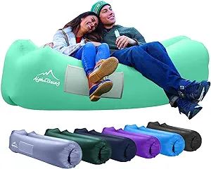 AlphaBeing Inflatable Lounger - Best Air Lounger for Travelling, Camping, Hiking - Ideal Inflatab... | Amazon (US)