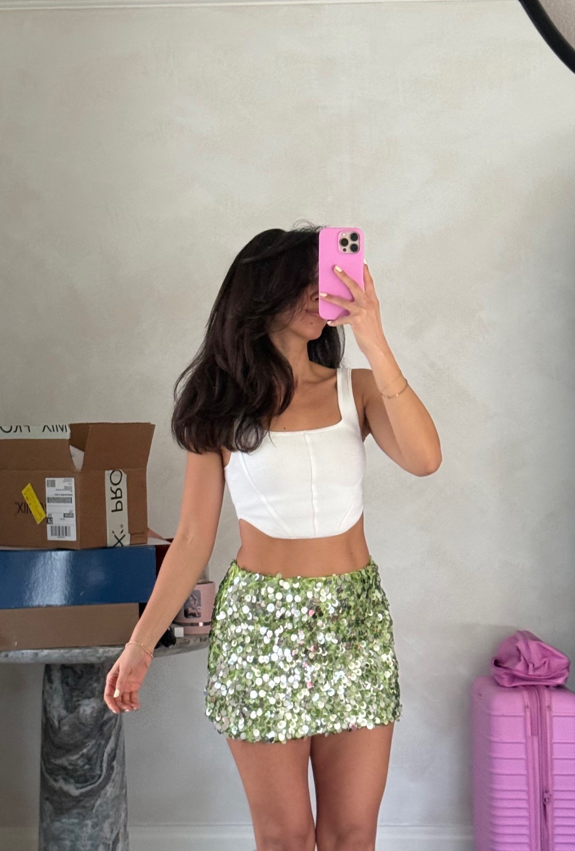 wearing size small skirt, top is super old from @Aritzia

#LTKootd #LTKgrwm #LTKU