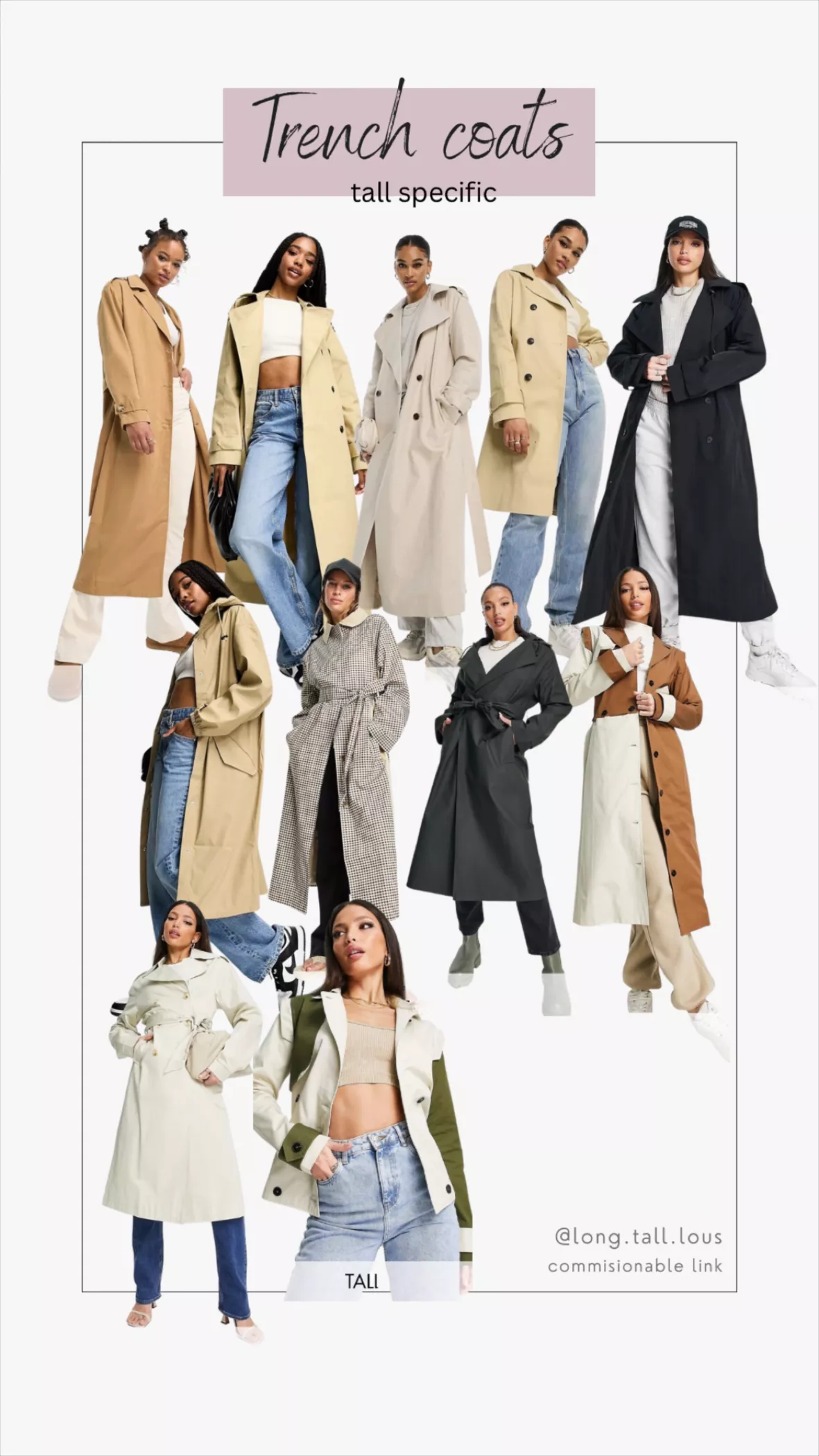 ASOS DESIGN longline trench coat … curated on LTK