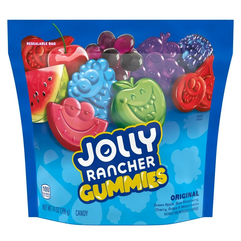 Jolly Rancher Gummies Assorted Fruit Flavored Candy, Bag 14 oz | Walmart (US)