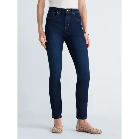 Scoop Women’s High-Rise Skinny Jeans, 29'' Inseam, Sizes 0-18 | Walmart (US)