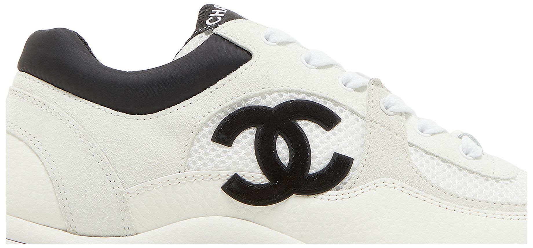 Buy Chanel Wmns CC Logo Sneaker 'White Black' - G38299 Y55720 K3846 | GOAT | GOAT