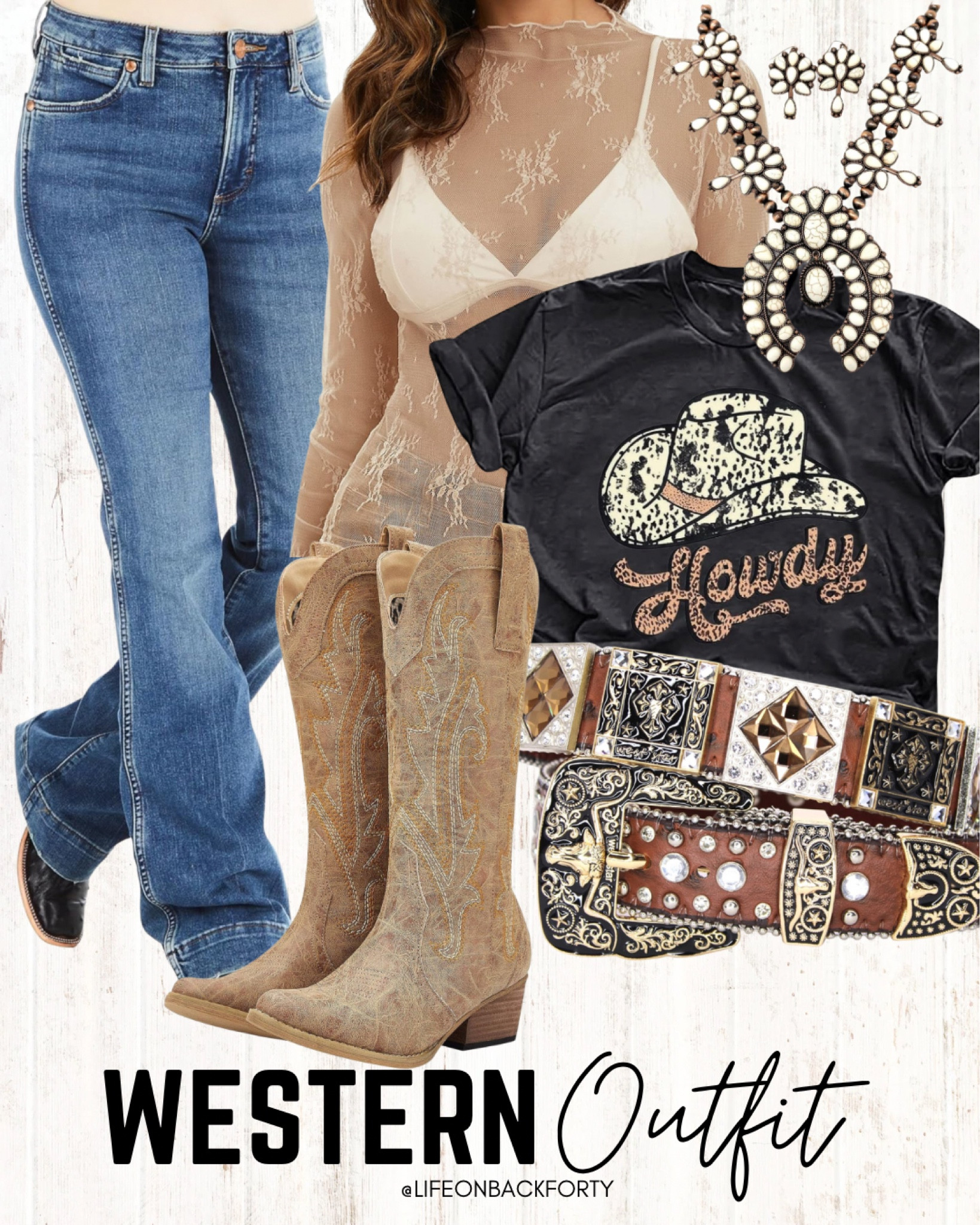 Western Outfit Inspo 🤍🤠

#LTKSeasonal #LTKFindsUnder100 #LTKStyleTip