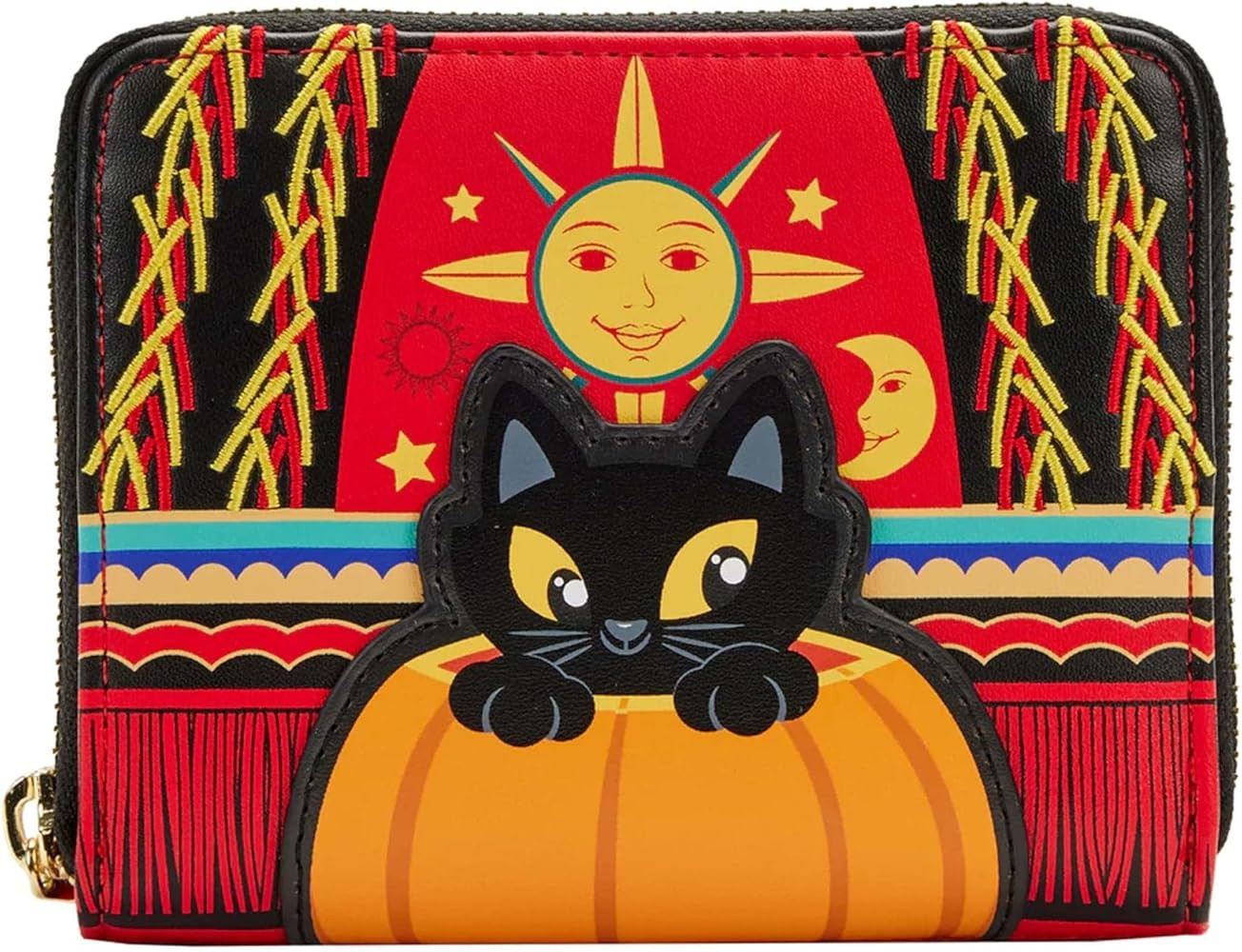 Disney Hocus Pocus Dani Binx Zip Around Polyurethane Wallet | Amazon (US)