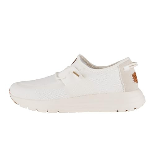 HEYDUDE Men's Sirocco M Neutrals White/White Size 10 | Men's Shoes | Men Slip-on Sneakers | Comfortable & Light-Weight | Amazon (US)