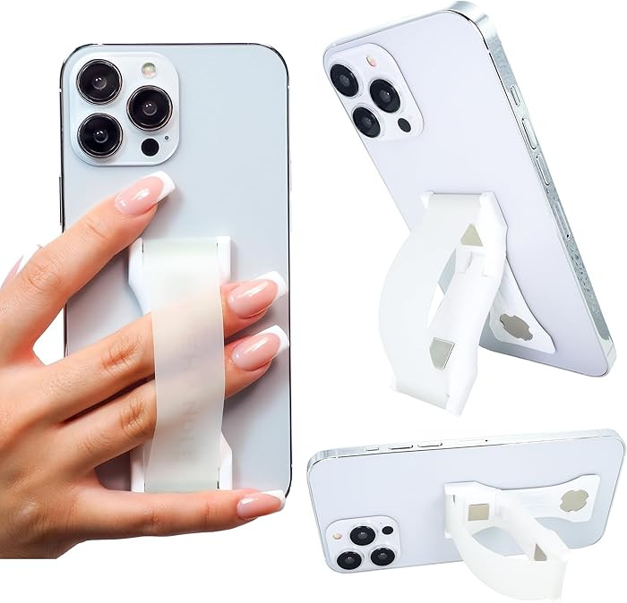 LOVEHANDLE PRO Premium Phone Grip - Silicone Phone Strap - Magnetic Phone Mount and Kickstand for... | Amazon (US)