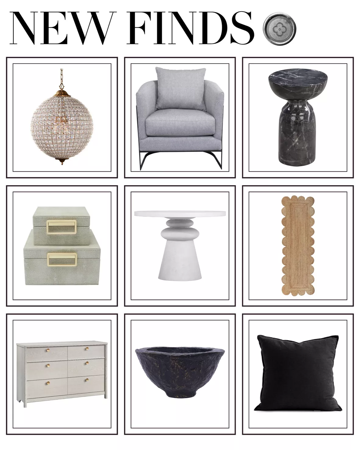 NEW HOME UPDATES: Luxury  Finds, Pottery Barn + Crate