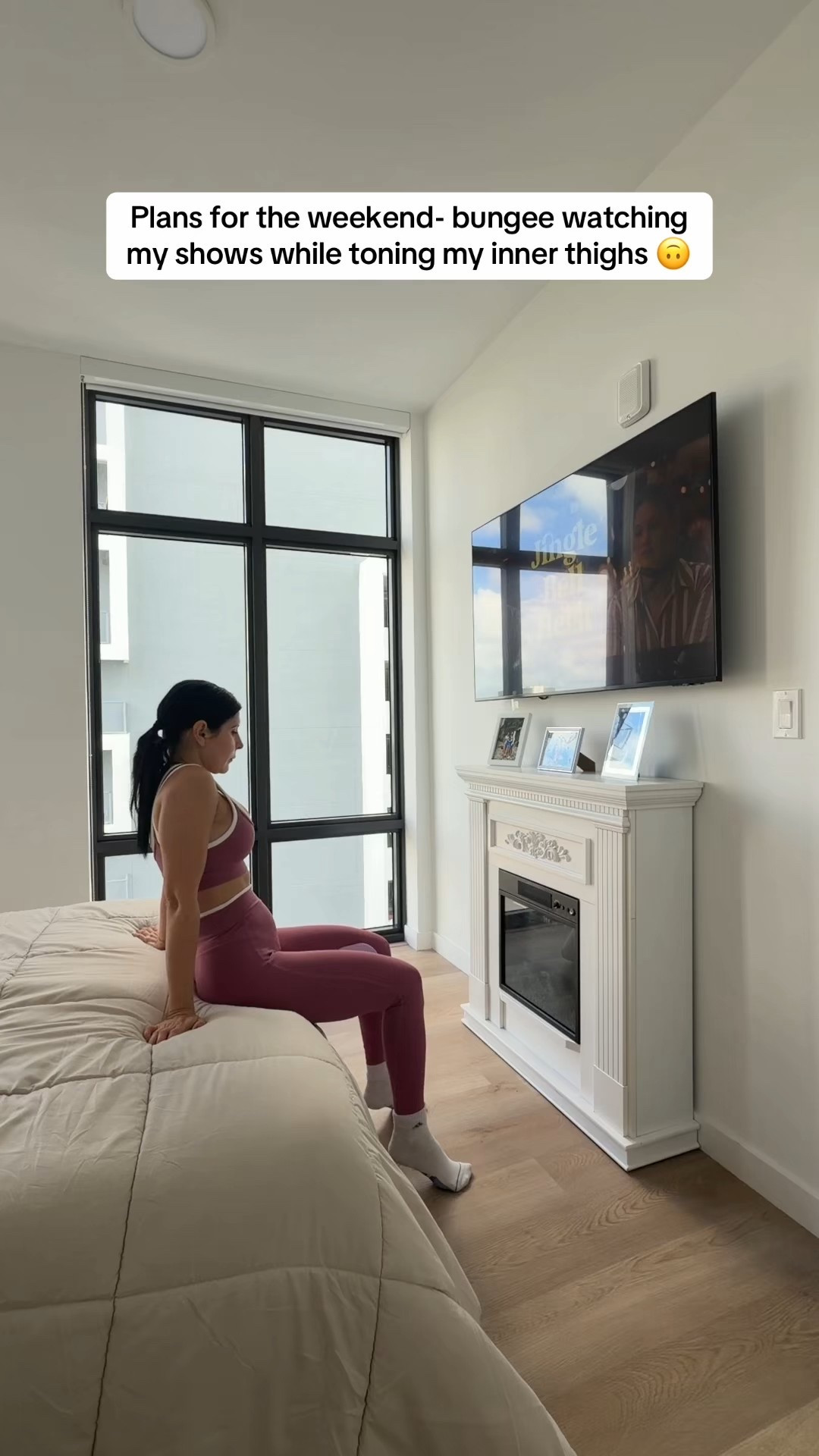 Inner thighs and pelvic floor exercise 

#LTKmorningroutine #LTKActive #LTKfitnessgoals