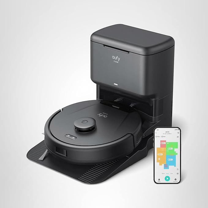 eufy L60 Robot Vacuum with Self Empty Station, Hair Detangling Technology, Up to 60 Days Hands Fr... | Amazon (US)