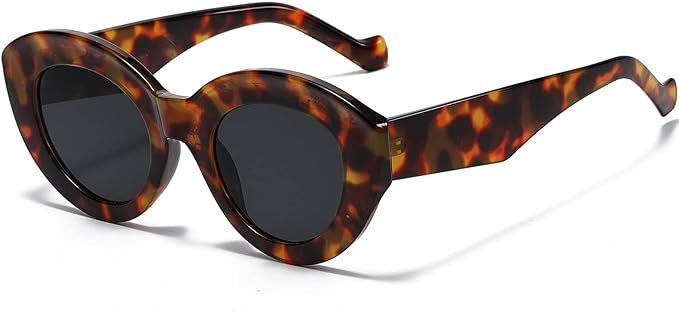AIEYEZO Cat Eye Sunglasses for Women Diamond Cutting Lens Fashion Vintage Rimless Sun Glasses Gra... | Amazon (CA)
