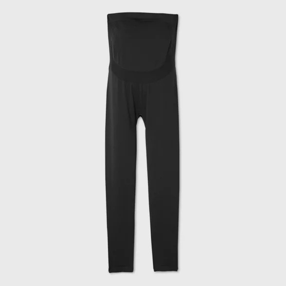 Maternity Crossover Panel Belly Support Seamless Footless Tights - Isabel Maternity by Ingrid & I... | Target