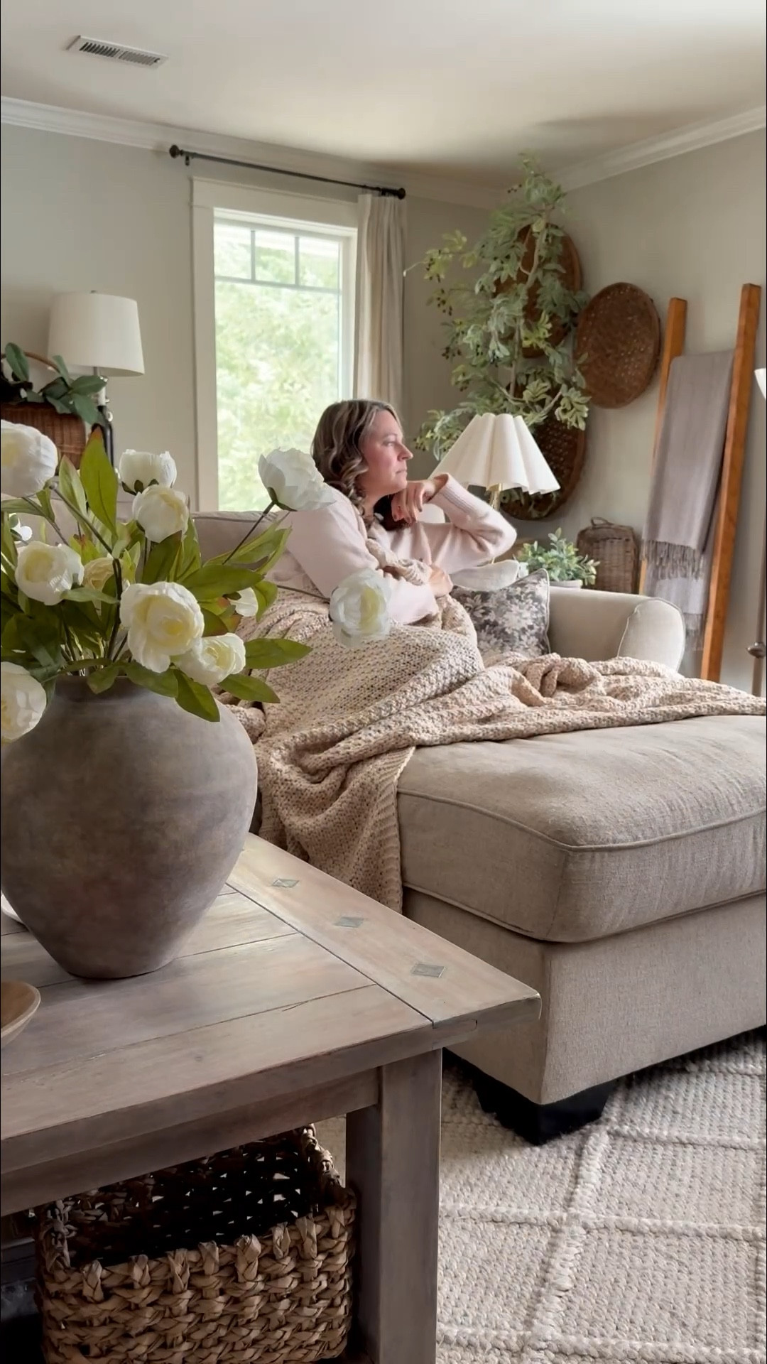 This chunky net blanket is so soft. It comes in multiple sizes and it is giving me all the cozy feels for the winter months. I love the look of chunky knit, laying across a bed or sofa. The price is perfect on this one.

#LTKdayinmylife #LTKHome #LTKSeasonal