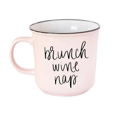 Brunch Wine Nap Campfire Mug