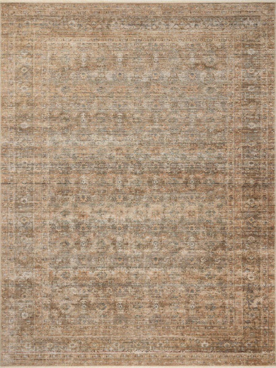 Molly MOL-06 Gold/Blue Area Rug | Rugs Direct