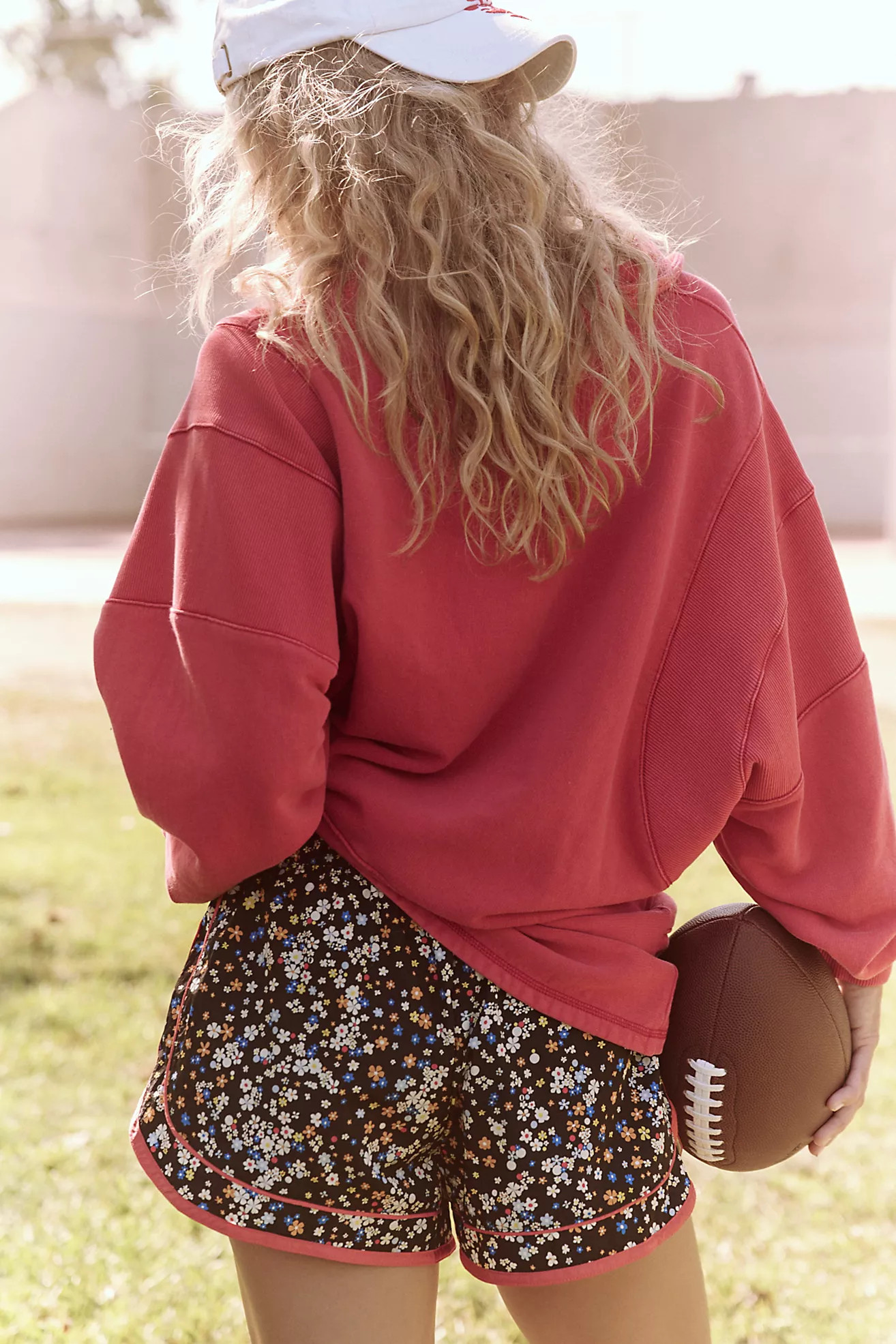 Varsity Blues Printed Shorts | Free People (Global - UK&FR Excluded)