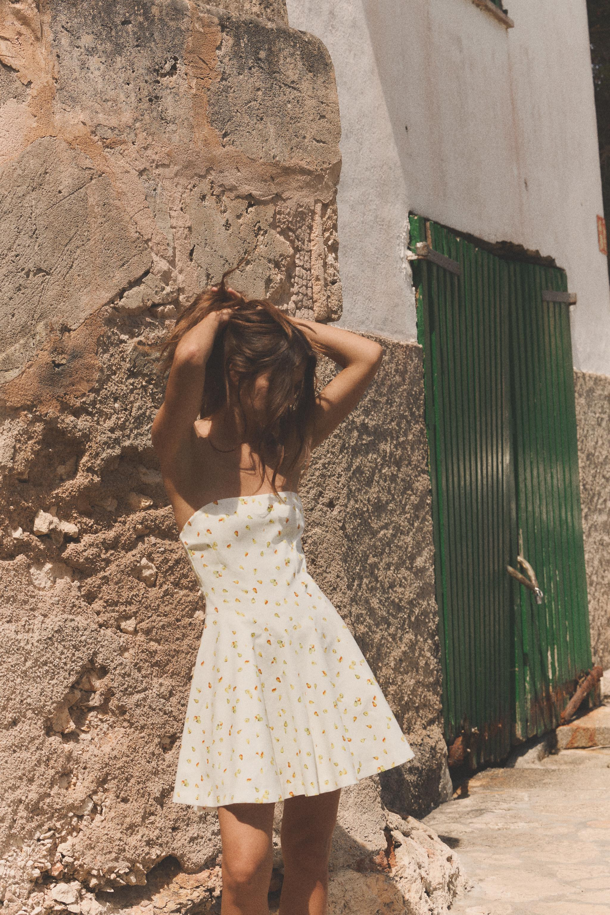 FRUIT PRINT MINI DRESS | Zara US