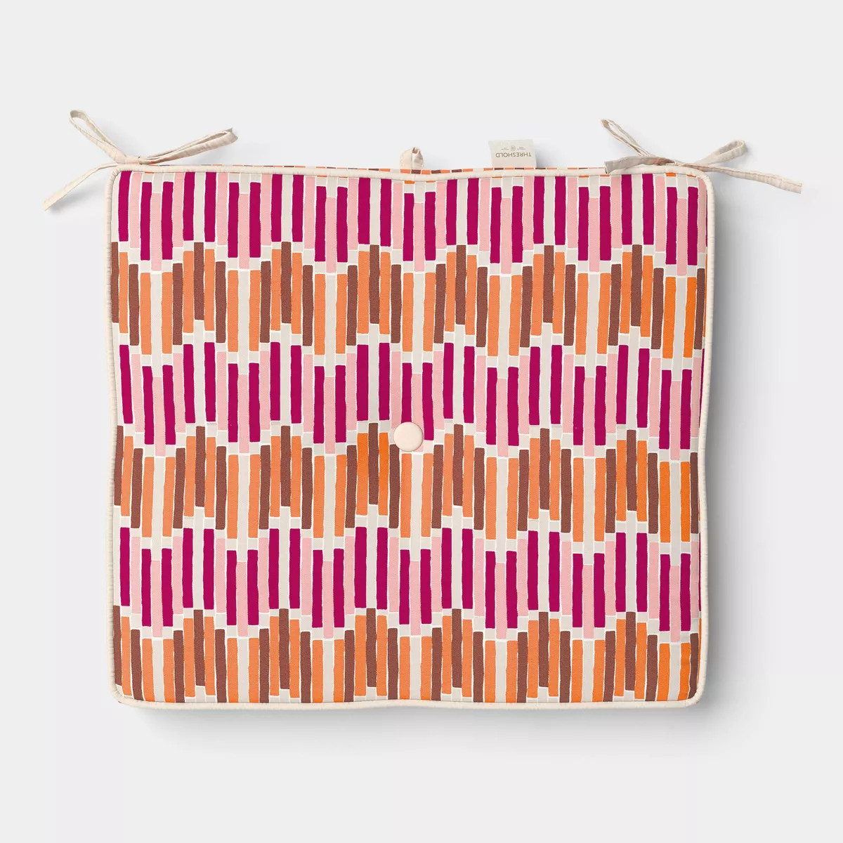 18"x20" Wavy Stripe Seat Cushion Multi Cool - Threshold™ | Target
