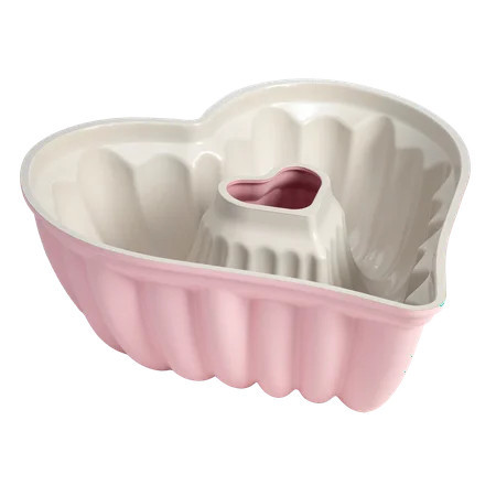 Paris Hilton Premium Nonstick Heart Shaped Fluted Pan, Dishwasher Safe, 9.5-inch, Pink | Walmart (US)