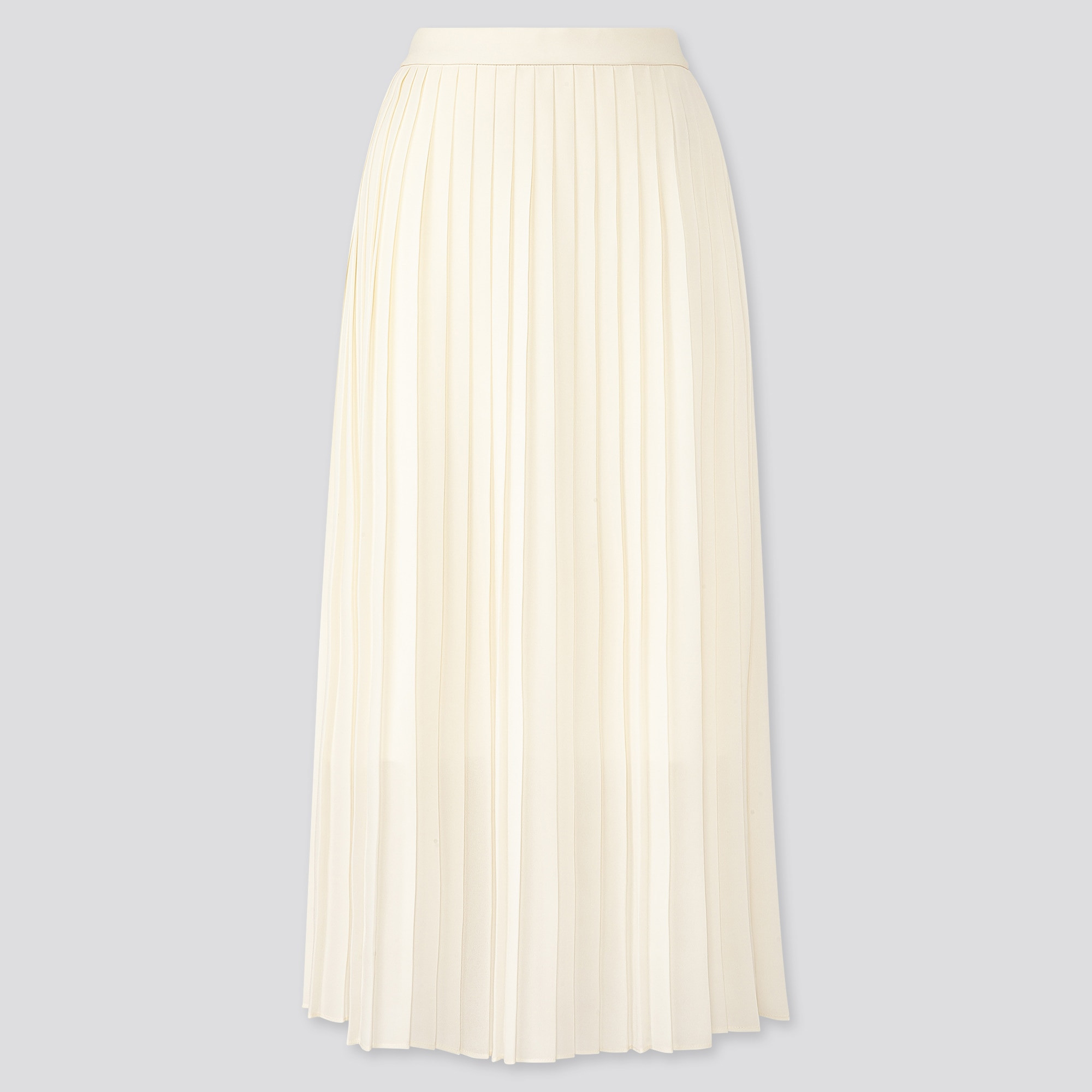 WOMEN CHIFFON PLEATED LONG SKIRT (ONLINE EXCLUSIVE) | UNIQLO (US)