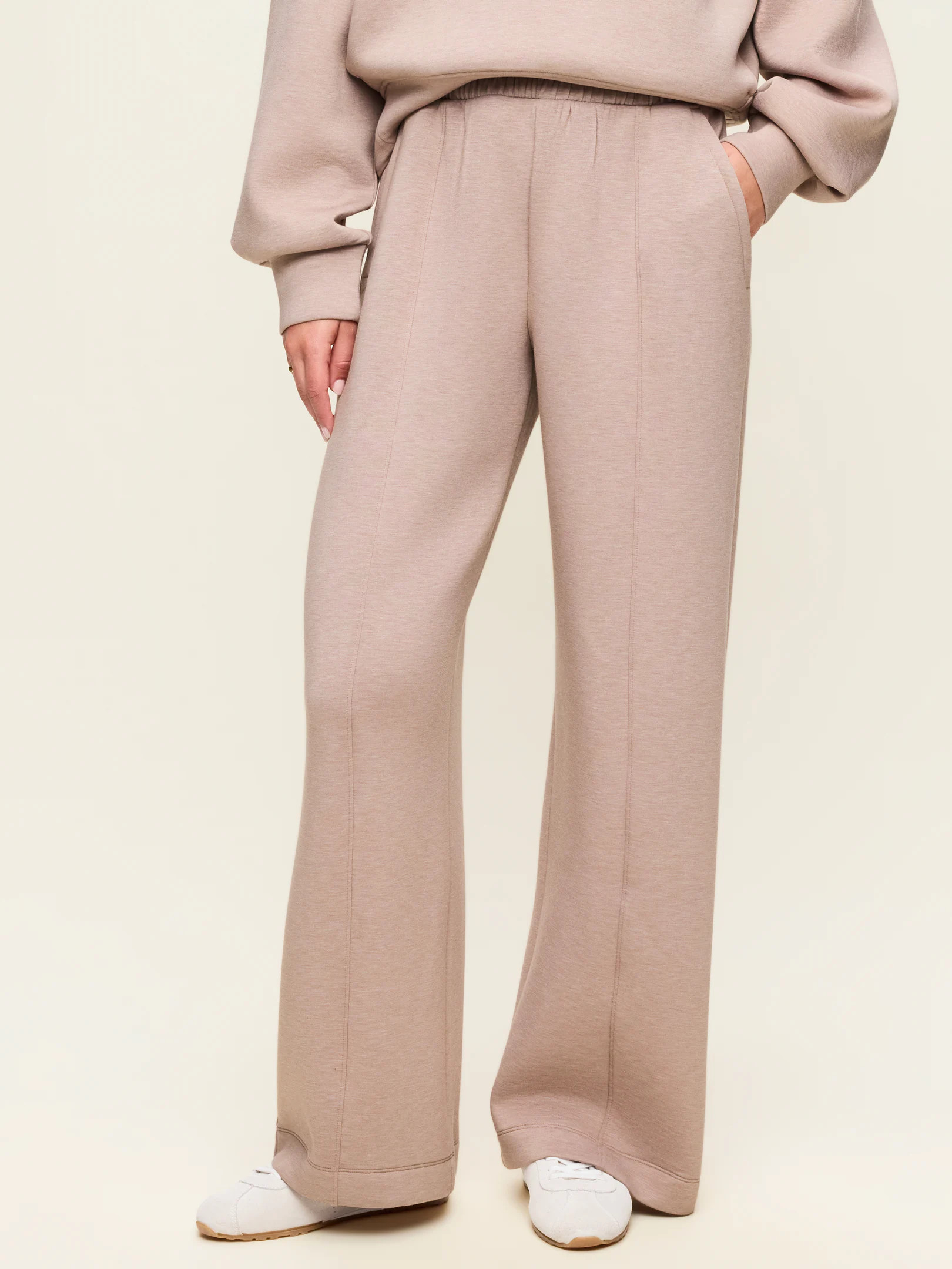 High-Waisted Bounce Fleece Wide-Leg Sweatpants | Old Navy (US)