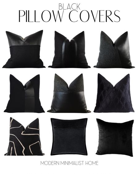 Black pillow covers.

Pillow for Grey Couch, pillow, pillow combinations, pillow combo, pillow covers, pillow slides, pillow inserts, pillows for couch, pillow cover amazon, spring pillow covers, pillow covers amazon, throw pillow covers, decorative pillows, Home, home decor, home decor on a budget, home decor living room, modern home, modern home decor, modern organic, Amazon, wayfair, wayfair sale, target, target home, target finds, affordable home decor, cheap home decor, sales

#LTKFind #LTKunder50 #LTKhome