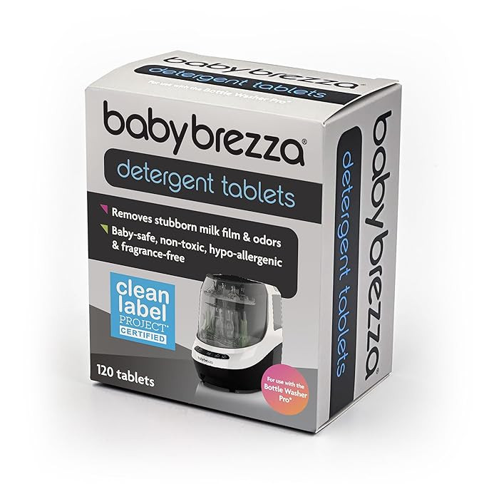 Baby Brezza Official Detergent Soap Tablets for Baby Brezza Bottle Washer Pro, 120 Tablets | Amazon (US)