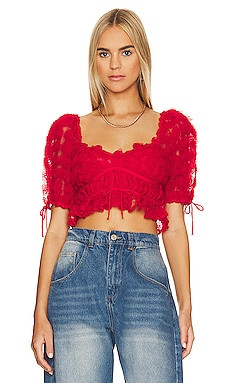 Hannah Crop Top
                    
                    For Love & Lemons
                
     ... | Revolve Clothing (Global)