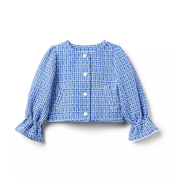 Tweed Ruffle Cuff Jacket | Janie and Jack
