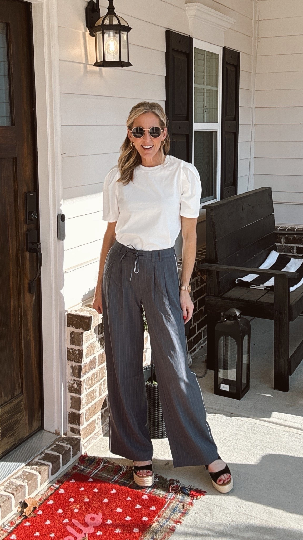 Not your average 9–5 trousers 👏These $15 New Boundaries pleated trousers are giving workwear with a twist and I am HERE for it. Plus, they are teacher-approved (literally — a sweet teacher sent these to me 🥹). Polished enough for meetings, comfortable enough for classroom chaos. Comment PANTS and I’ll send the link.

You will love the soft pleats, subtle stretch, contrast piping, and that comfy back elastic waistband? Dress them up with flats for full business energy or throw on sneakers for campus days. Side pockets sealed the deal for me. Wearing an XS, and I love that they even come in XXS. Grab both colors and pair with an under $15 Walmart top and call it a win. Workwear that works. 👏

#LTKgrwm #LTKootd #LTKmomlife
