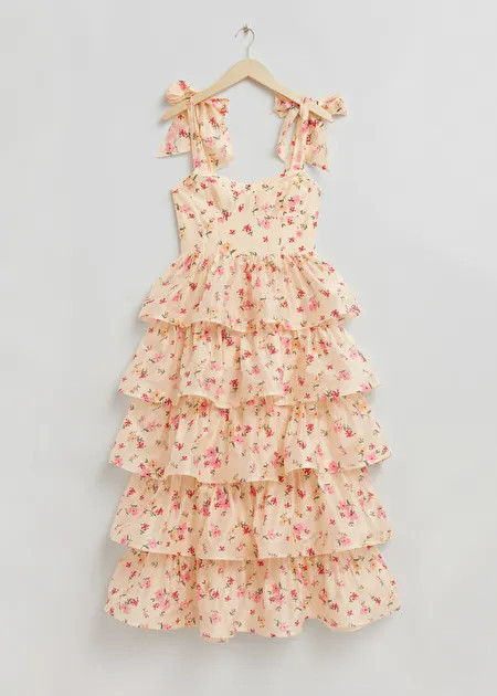 Layered Tier Exaggerated Frill Dress | & Other Stories US