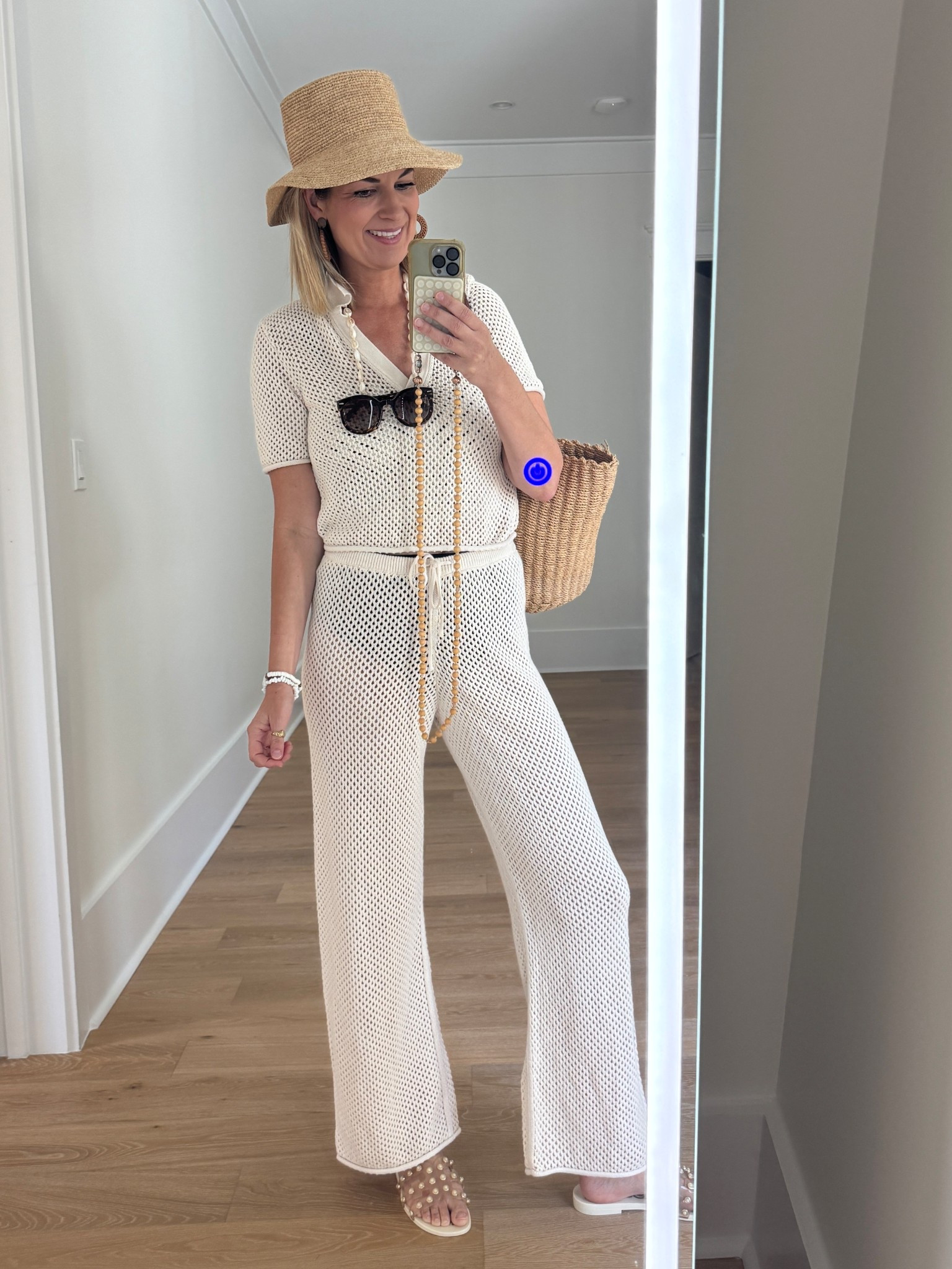 Swim coverup.  Wearing small top and bottom. Tankini  

#LTKTravel #LTKootd #LTKSwim