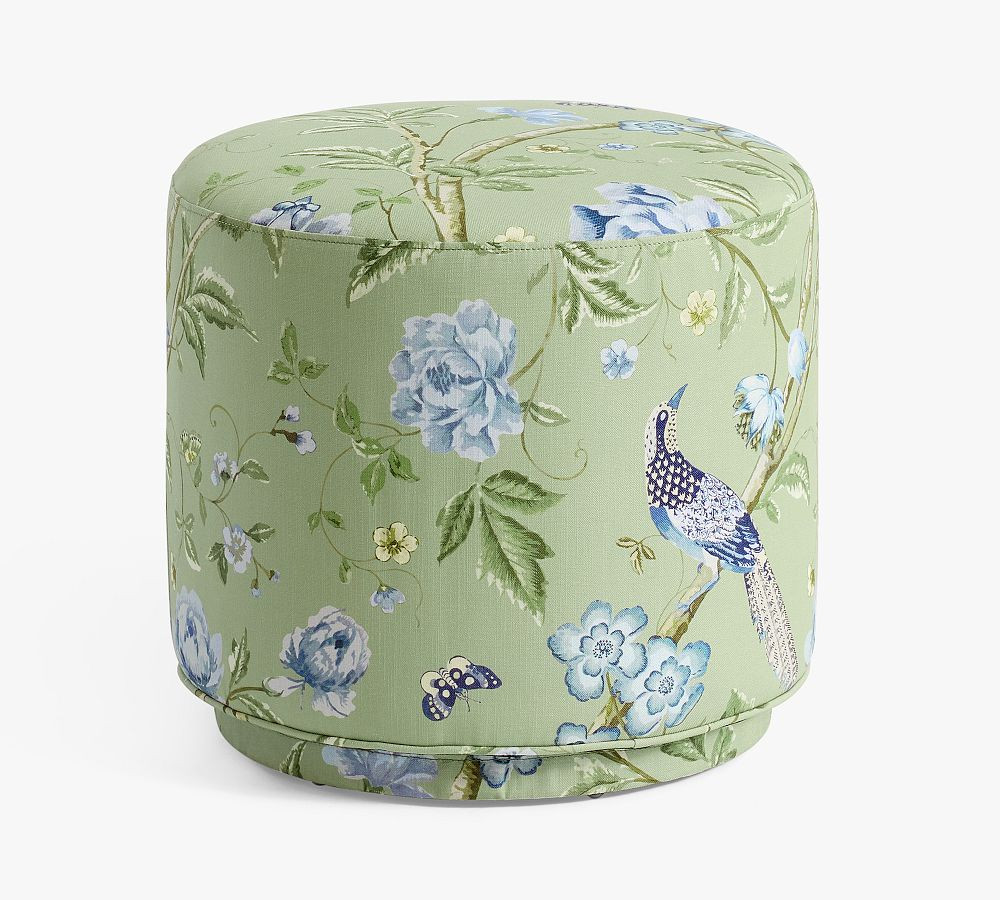 Kravet Upholstered Swivel Stool | Pottery Barn (US)