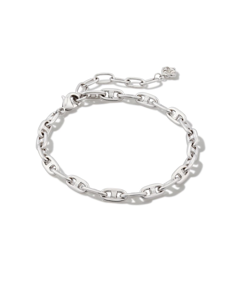 Bailey Chain Bracelet in Silver | Kendra Scott