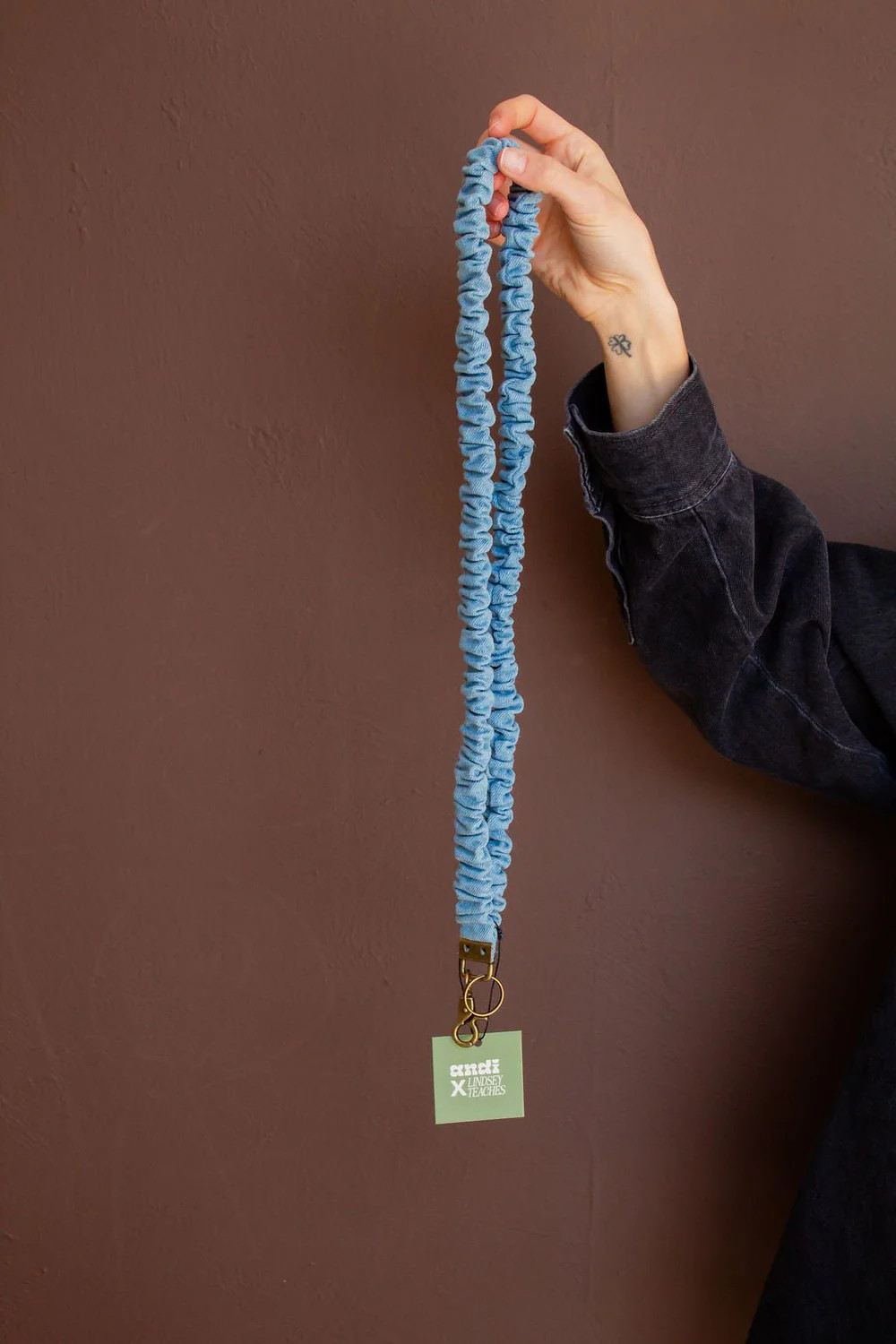 Baby Blue Jean Lanyard | Shop Andi