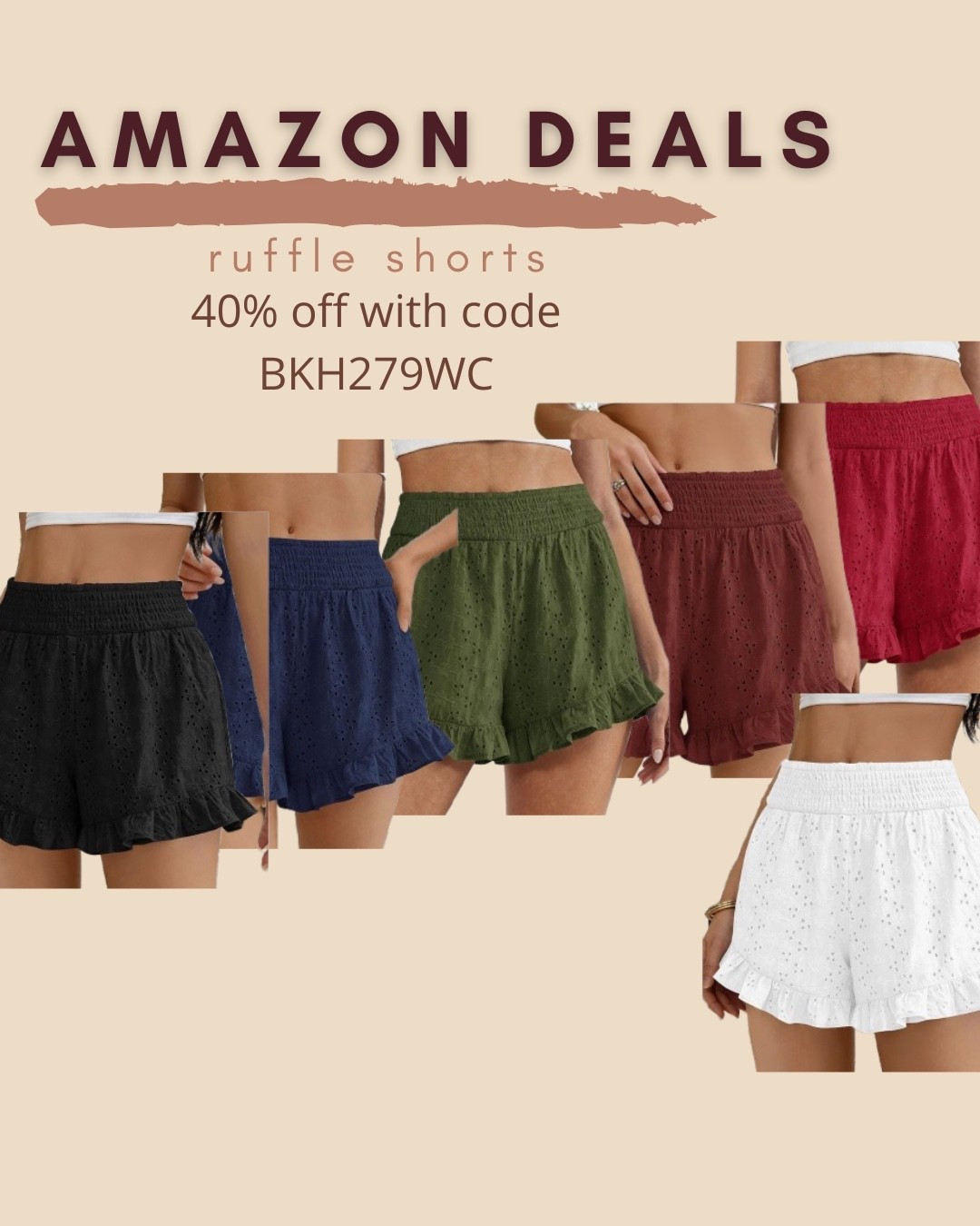 $15 ends 4/28

Amazon fashion
Amazon deals
Ruffle shorts
Eyelet shorts


#LTKSaleAlert