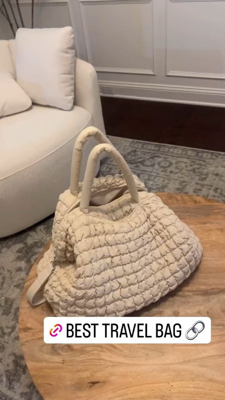 The best Free People look for less quilted Weekender bag from Target! Makes for the best carryon. Fits right under the airplane seat! 

#LTKitbag #LTKtravel #LTKSeasonal