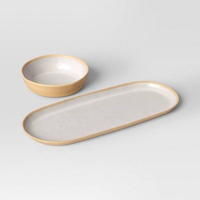 Sectioned Serving Platter Ivory - Threshold™ | Target