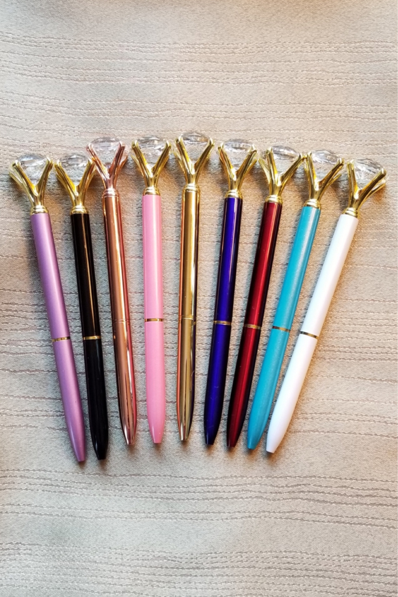 Love my collection of crystal ‘Diamond’ topped pens. A fun wedding planning gift or bridal shower favor.

#bridegift #bachelorettepartygift #engagementgift #bridalshowergift #writergift

#LTKwedding #LTKhome #LTKunder50