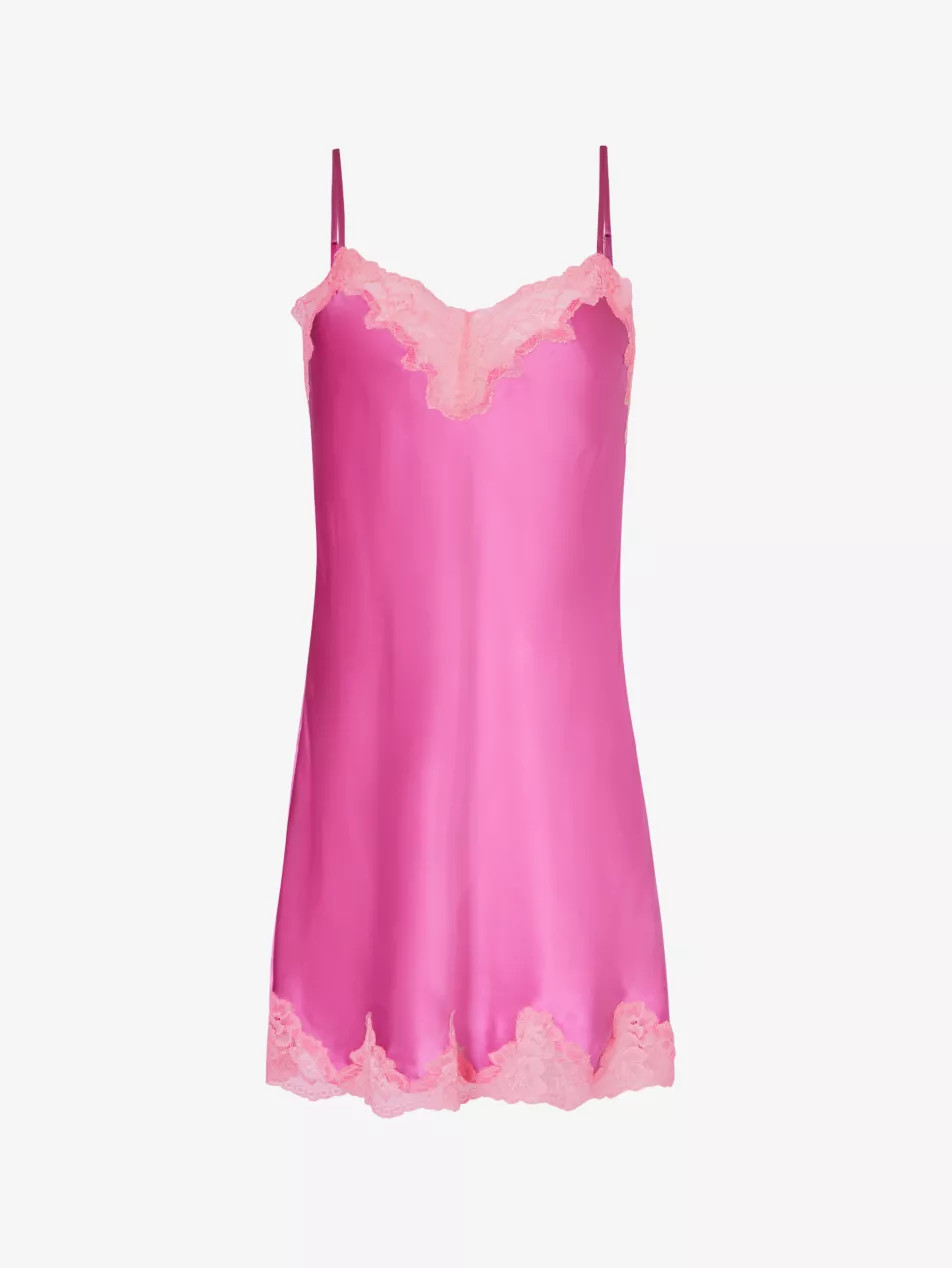 Morgan V-neck silk nightdress | Selfridges