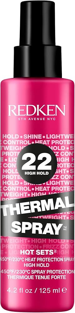 Redken Thermal Spray 22 High Hold | Thermal Heat Protectant and Setting Mist | For Curling and Fl... | Amazon (US)
