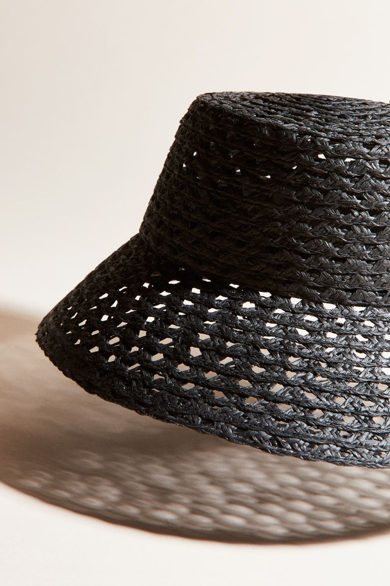 Straw Hat - Black - Ladies | H&M US | H&M (US + CA)