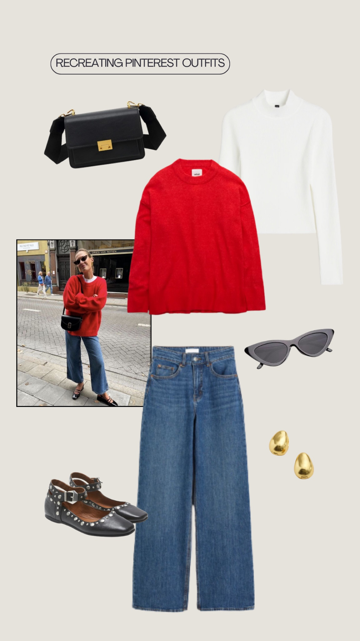 Recreating this chic and edgy fall look! Pops of red are super on trend this fall ❤️

#LTKshoecrush #LTKstyletip #LTKSeasonal