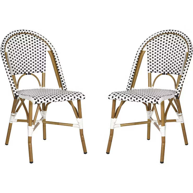 Salcha Indoor Outdoor French Bistro Side Chair (Set of 2)  - Safavieh | Target