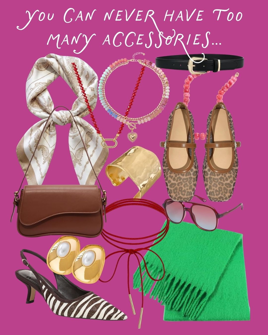 You can never ever have too many accessories! These are my favorite items to stock up on because they make an outfit!  

 #LTKgrwm #LTKootd #LTKBeauty