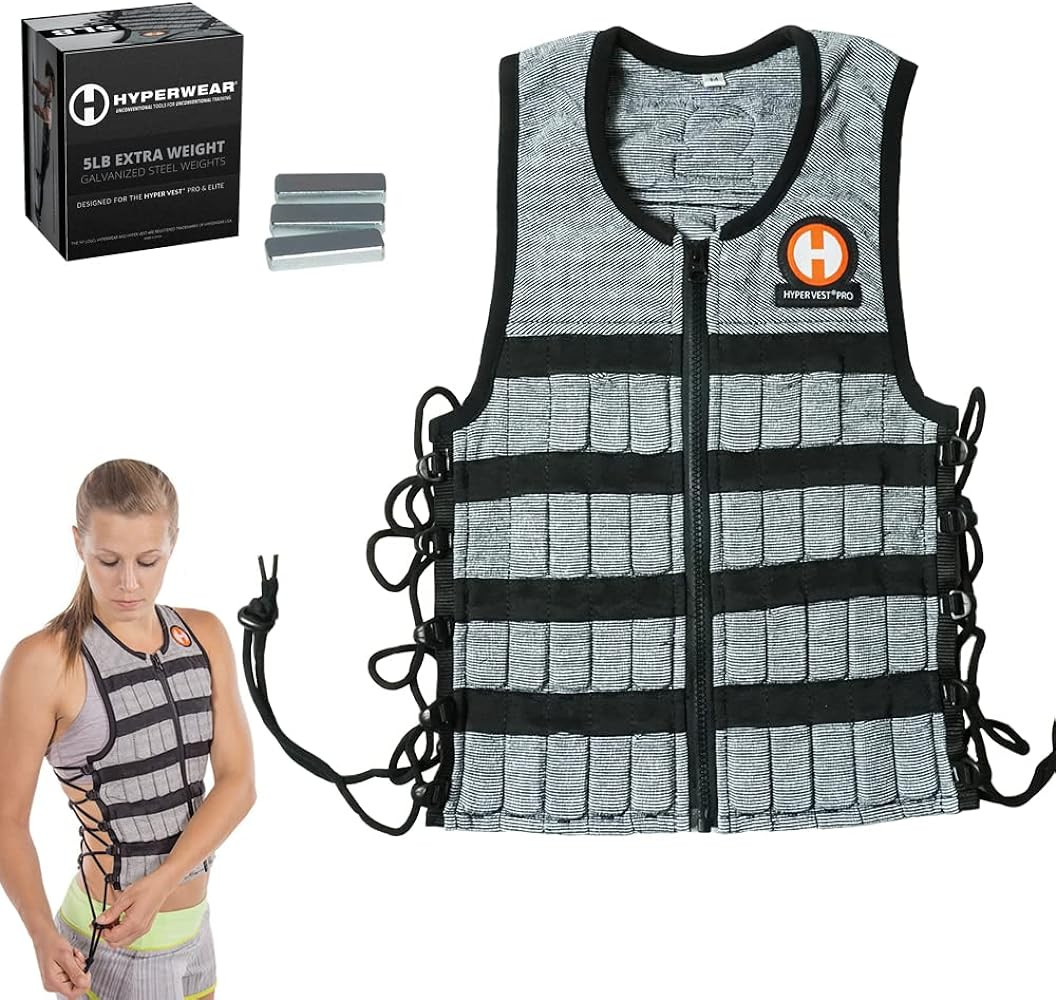Hyperwear Hyper Vest PRO Adjustable Weighted Vest for Men and Women \u2014 Running, Walking, HIIT... | Amazon (US)