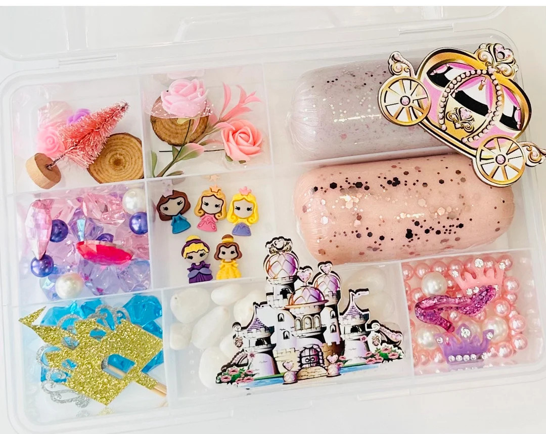 Princess Play Dough Sensory Kit - Etsy | Etsy (US)