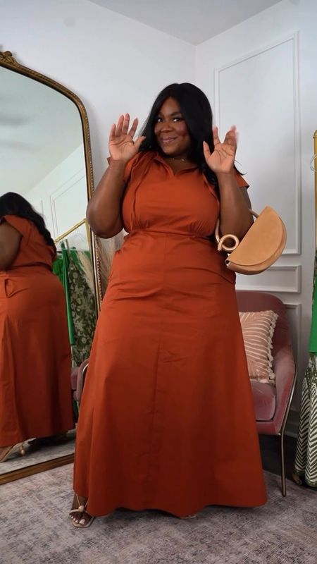 If you’re like me, you love a burnt orange dress any time of year. 

Unfortunately this one has already sold out but I’ve linked similar dresses!

Wearing XXL.

plus size fashion, dresses, wedding guest dress, vacation, spring outfit inspo, summer fashion, mini dress, maxi dress, brunch, girls night, date night looks, style guide

#LTKfindsunder50 #LTKfindsunder100 #LTKplussize