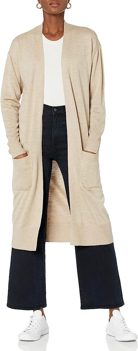 Amazon.com: The Drop Women's Daisy Layering Duster, Heather Sand, M : Clothing, Shoes & Jewelry | Amazon (US)